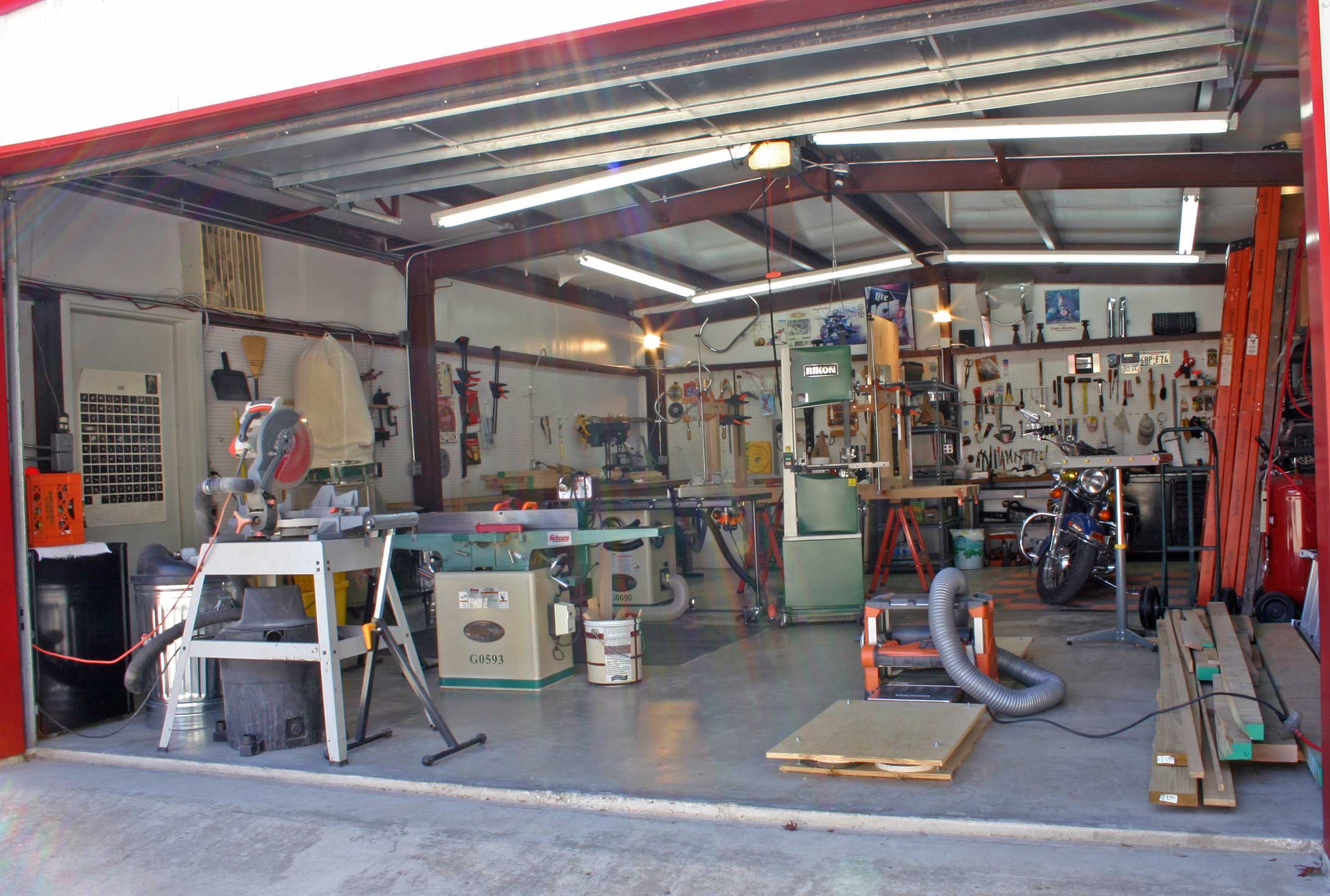 Garage Wood Shop Layout Ideas